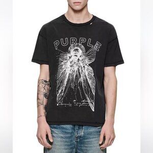 NWT Purple Brand Inside Out Short-Sleeve Graphic Tee